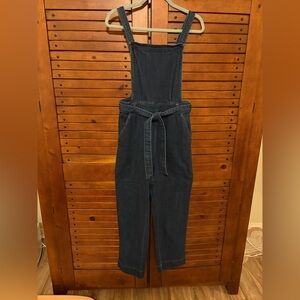 Universal Thread Dark Blue Denim Overalls